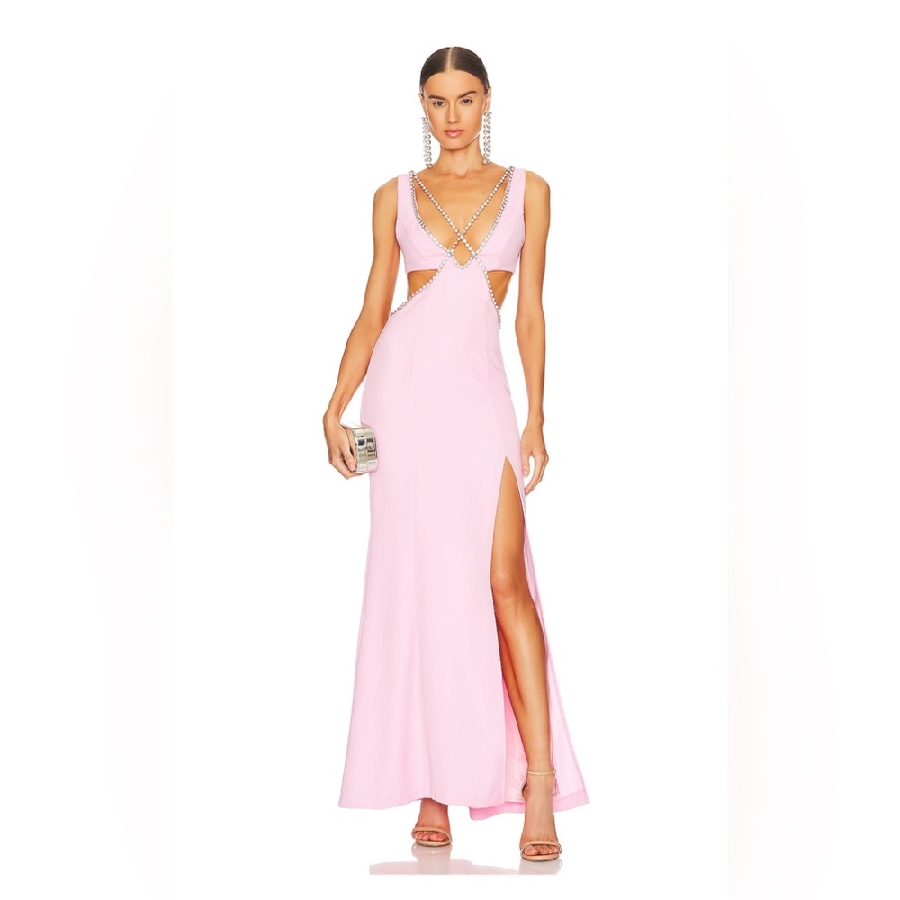 Majorelle Matteson Gown in Bubblegum Pink
